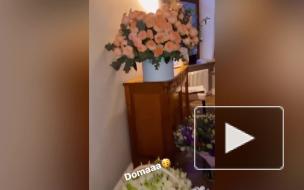 Кети Топурия с новорожденным сыном Адамом выписались из роддома