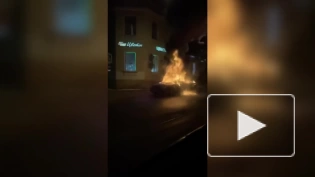 На Большом Сампсониевском проспекте горел автомобиль Audi