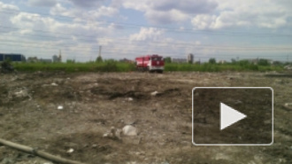 Пожар на полигоне под Гатчиной локализован