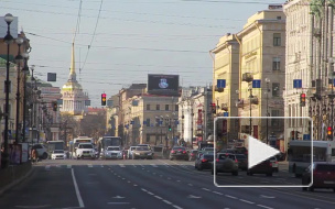 В Петербурге не ходили троллейбусы по Невскому проспекту, людям пришлось идти пешком