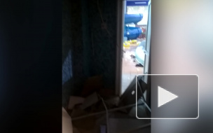 В сети появилось видео обрушения потолка в петербургском аквапарке