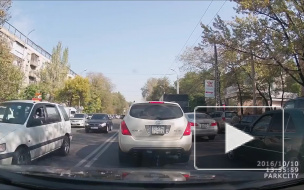 Глупое ДТП Алматы.