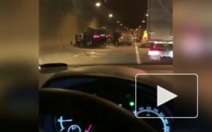 В Москве в Лефортовском тоннеле произошло массовое ДТП