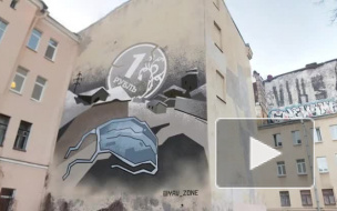 В Петербурге художники посвятили 9 граффити самоизоляции и пандемии коронавируса 