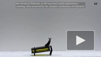 Создан микроробот, использующий спирт для движения