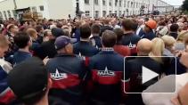 Работники МАЗ присоединились к забастовкам в Белоруссии