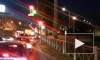Образовавшаяся из-за ДТП на Тучковом мосту пробка мешала "скорой" подъехать к месту аварии