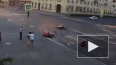Момент столкновения мотоциклистов на Краснопутиловской ...