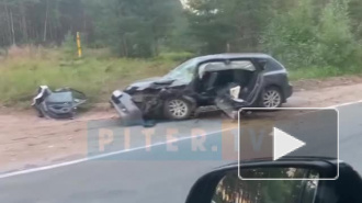 Девушку зажало в машине в ДТП на съезде с Рощинского шоссе