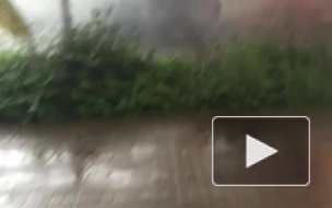 В Одинцово загорелся автобус