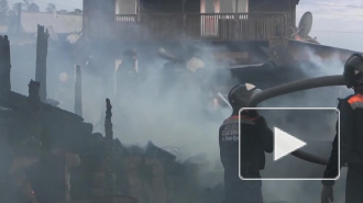 Страшные кадры из Бурятии: дотла сгорели несколько домов