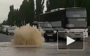 В Воронеже обнаружили мощный гейзер