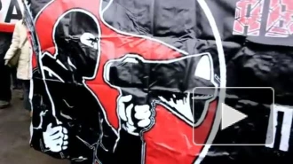 Анархисты на митинге в Питере. 18.12.2011 