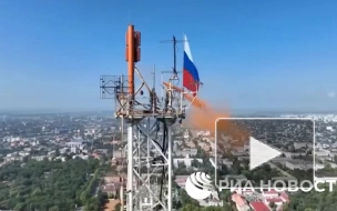 На телевышке в Херсоне установили российский флаг