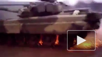 Видео дня: дрифт на танке Т-80