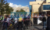 Видео: по Купчино массово проехались велосипедисты