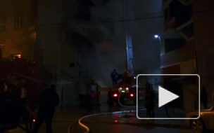 Появилось видео сильного пожара в Ростове