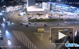 ДТП на площади Победы в Киеве.