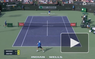 Даниил Медведев пробился в четвертьфинал турнира в Индиан-Уэллсе