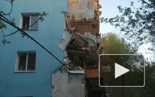 В Саратове обрушилась часть жилой пятиэтажки