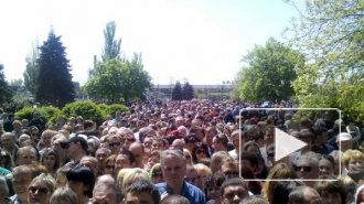 Беспорядки в Константиновке: 12 жителей, возмущенных убийством женщины и ребенка силовиками, задержаны
