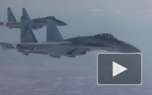 Опубликовано видео полета Сергея Шойгу над Сирией 