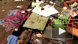 В Колпино на 11-летнего мальчика упала крыша заброшенного дома