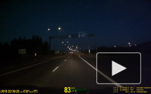 На дорогу на Новоприозерском шоссе выбежал лось 