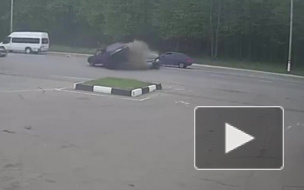 Видео из Мордовии: трассу не поделили три авто