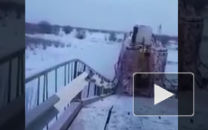 Видео из Бурятии: Под тяжестью тягача обрушился мост в Заиграевском районе