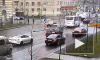 Видео: на проспекте Стачек "Газель" толкнула иномарку