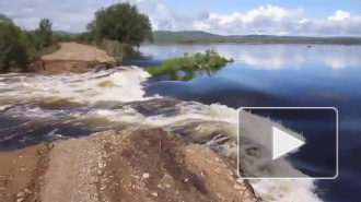 Амур стремительно прибывает, заливая Комсомольск