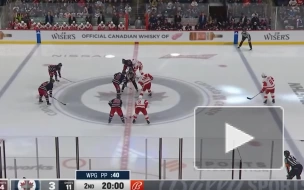 Две передачи Наместникова помогли "Виннипегу" обыграть "Детройт" в матче НХЛ