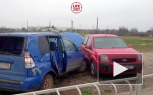 В Крыму 12-летний мальчик за рулём Mitsubishi сбил пенсионера на велосипеде