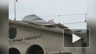 В Екатеринбурге ураган снес крышу университета