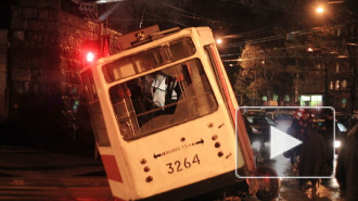 В Петербурге бешеный трамвай «сбежал» от водителя 7 ноября