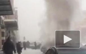 Видео из Кемерово: На Ноградской сгорела иномарка