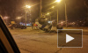 Момент ДТП с перевернувшимся каршерингом на севере Петербурга попал на видео