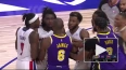 Баскетболист Леброн Джеймс разбил лицо сопернику в матче...