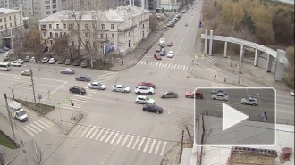 Камера видео наблюдения сняла ужасное ДТП в Челябинске