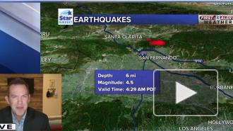 В Калифорнии произошло землетрясение магнитудой 4,2