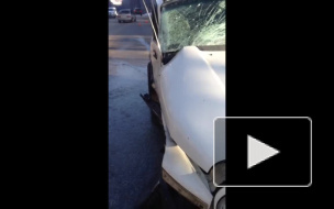 Очевидец снял последствия ДТП в Красноярском районе