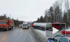 На М 5 в Челябинской области столкнулись 3 грузовика и 2 легковушки