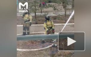 В интернете появилось видео из горящего кардиоцентра Благовещенска