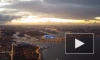 Петербуржцам показали видео осеннего рассвета на Финским заливом