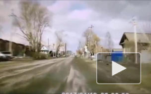 Момент ДТП в Сарапуле.
