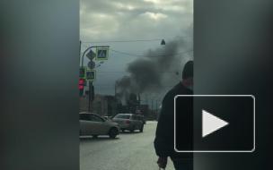 На "Красном треугольнике" устроили "пожар" для съемок фильма