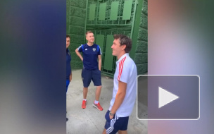 Жирков провел для Дзюбы и Баринова экскурсию по "Даче Сталина"