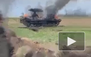 Солдат ВСУ заснял на видео попадание российского БПЛА "Ланцет" в ЗРК в районе Артемовска