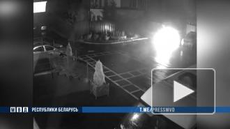 В Минске здание милиции забросали коктейлями Молотова